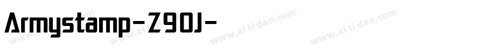 Armystamp-Z9OJ字体转换