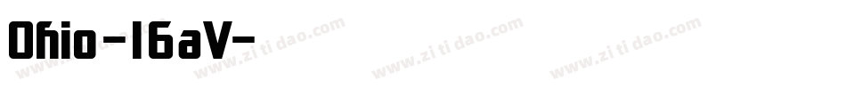 Ohio-l6aV字体转换