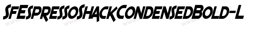 SfEspressoShackCondensedBold-LE73字体转换 SfEspressoShackCondensedBold-LE73字体转换