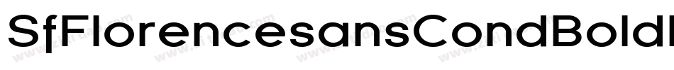 SfFlorencesansCondBoldItalic-OE84字体转换