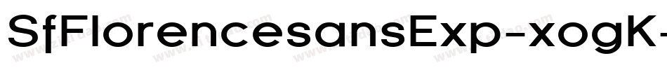 SfFlorencesansExp-xogK字体转换