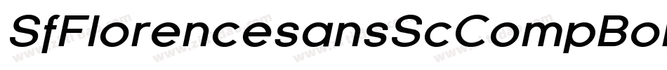 SfFlorencesansScCompBoldItalic-LA1D字体转换
