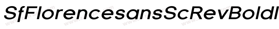 SfFlorencesansScRevBoldItalic-ZJPm字体转换 SfFlorencesansScRevBoldItalic-ZJPm字体转换
