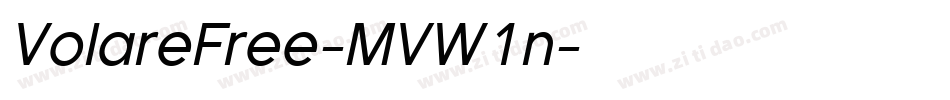 VolareFree-MVW1n字体转换