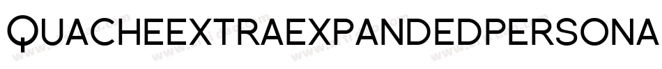 Quacheextraexpandedpersonal-p79vK字体转换