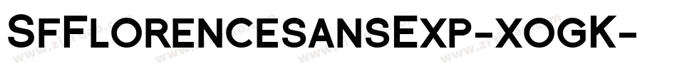 SfFlorencesansExp-xogK字体转换
