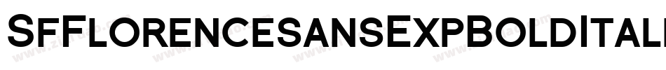 SfFlorencesansExpBoldItalic-GKWq字体转换