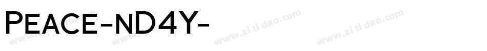 Peace-nD4Y字体转换