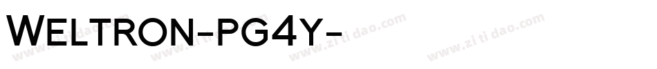 Weltron-pg4y字体转换 Weltron-pg4y字体转换