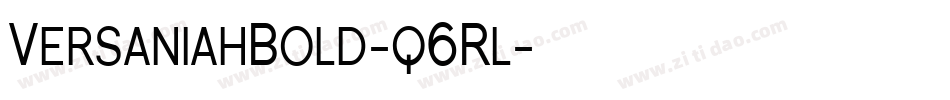 VersaniahBold-q6Rl字体转换