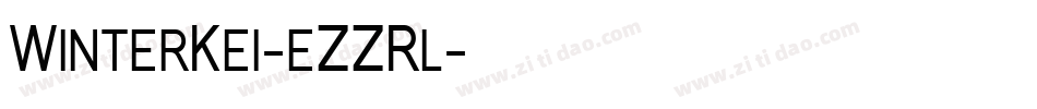 WinterKei-eZZRl字体转换