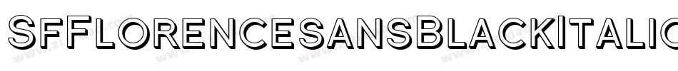 SfFlorencesansBlackItalic-vvL7字体转换 SfFlorencesansBlackItalic-vvL7字体转换
