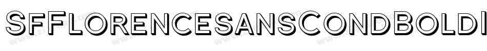 SfFlorencesansCondBoldItalic-OE84字体转换
