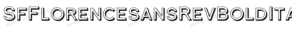 SfFlorencesansRevBoldItalic-D0xW字体转换 SfFlorencesansRevBoldItalic-D0xW字体转换