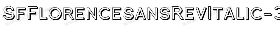 SfFlorencesansRevItalic-3RBL字体转换