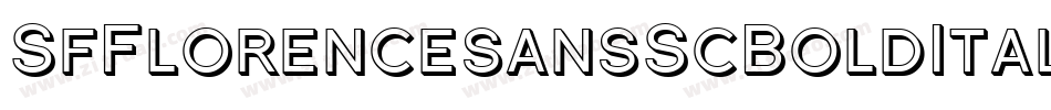 SfFlorencesansScBoldItalic-ayeR字体转换 SfFlorencesansScBoldItalic-ayeR字体转换