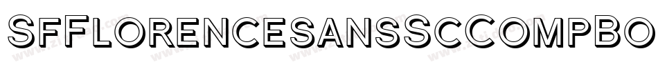 SfFlorencesansScCompBoldItalic-LA1D字体转换