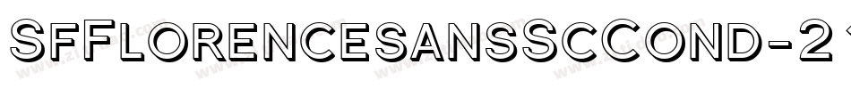 SfFlorencesansScCond-21Rl字体转换 SfFlorencesansScCond-21Rl字体转换