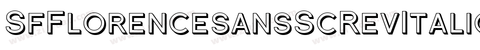 SfFlorencesansScRevItalic-MpRw字体转换 SfFlorencesansScRevItalic-MpRw字体转换
