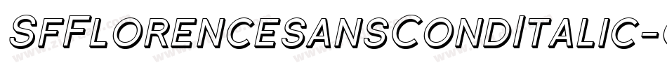 SfFlorencesansCondItalic-q3L2字体转换 SfFlorencesansCondItalic-q3L2字体转换