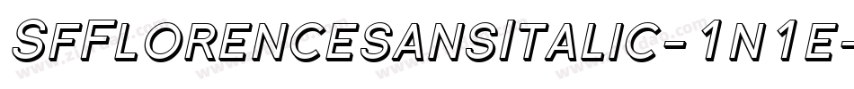 SfFlorencesansItalic-1n1e字体转换 SfFlorencesansItalic-1n1e字体转换