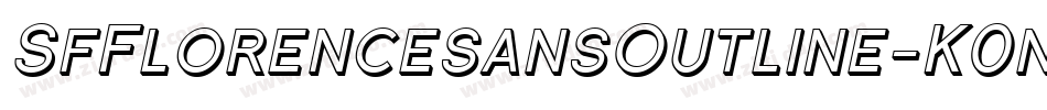 SfFlorencesansOutline-K0nA字体转换 SfFlorencesansOutline-K0nA字体转换