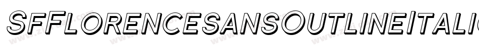 SfFlorencesansOutlineItalic-6arg字体转换 SfFlorencesansOutlineItalic-6arg字体转换