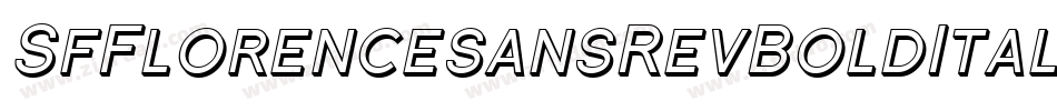 SfFlorencesansRevBoldItalic-D0xW字体转换 SfFlorencesansRevBoldItalic-D0xW字体转换