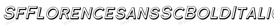 SfFlorencesansScBoldItalic-ayeR字体转换 SfFlorencesansScBoldItalic-ayeR字体转换