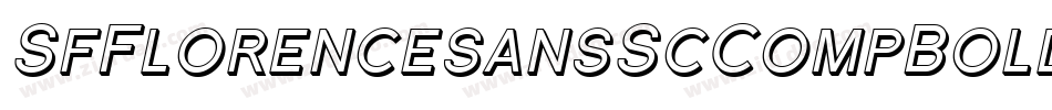 SfFlorencesansScCompBoldItalic-LA1D字体转换