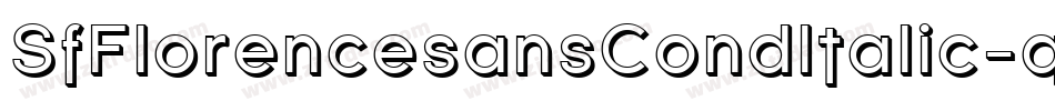 SfFlorencesansCondItalic-q3L2字体转换 SfFlorencesansCondItalic-q3L2字体转换