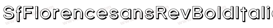 SfFlorencesansRevBoldItalic-D0xW字体转换 SfFlorencesansRevBoldItalic-D0xW字体转换