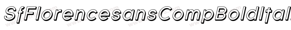 SfFlorencesansCompBoldItalic-Jaxa字体转换 SfFlorencesansCompBoldItalic-Jaxa字体转换