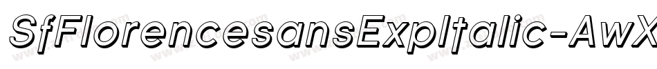 SfFlorencesansExpItalic-AwXL字体转换 SfFlorencesansExpItalic-AwXL字体转换
