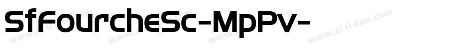 SfFourcheSc-MpPv字体转换