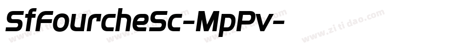 SfFourcheSc-MpPv字体转换