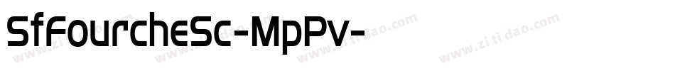 SfFourcheSc-MpPv字体转换