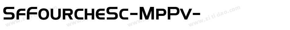 SfFourcheSc-MpPv字体转换