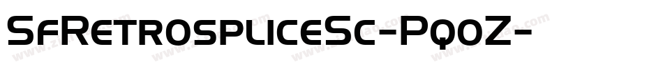SfRetrospliceSc-PqoZ字体转换