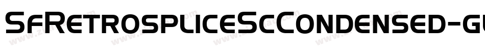 SfRetrospliceScCondensed-glmp字体转换