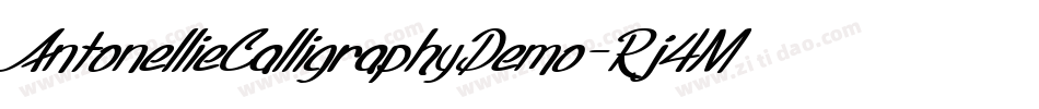 AntonellieCalligraphyDemo-Rj4M字体转换