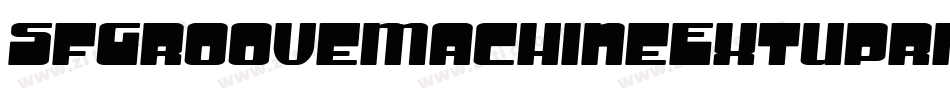 SfGrooveMachineExtuprightBold-XEpd字体转换