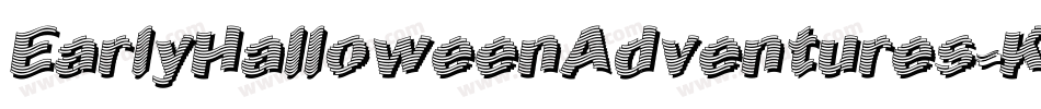 EarlyHalloweenAdventures-KRxA字体转换