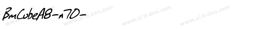 BmCubeA8-n7O字体转换