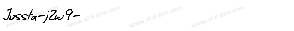 Jussta-j2w9字体转换