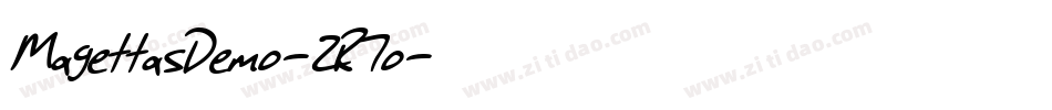MagettasDemo-2R7o字体转换