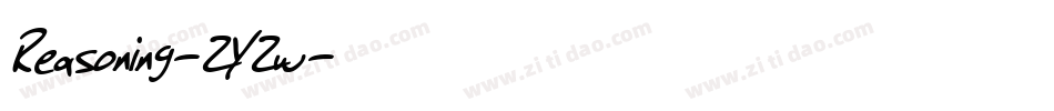 Reasoning-2Y2w字体转换 Reasoning-2Y2w字体转换