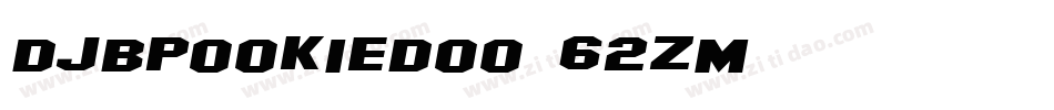 DjbPookieDoo-62ZM字体转换