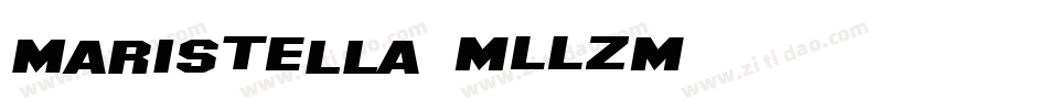 Maristella-mLLZm字体转换