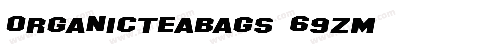 OrganicTeabags-69zM字体转换
